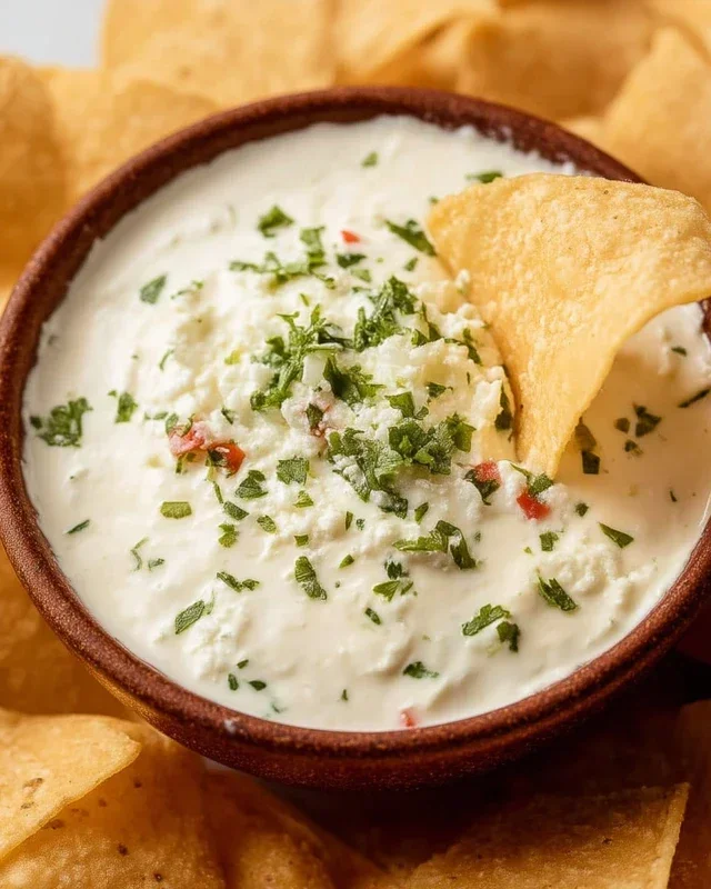 Best Mexican White Cheese Dip