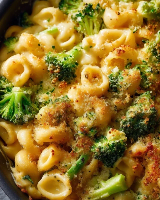 One Pot Healthy Broccoli Mac and Cheese