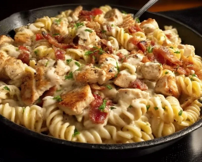 Chicken Beef Beef Bacon Ranch Pasta