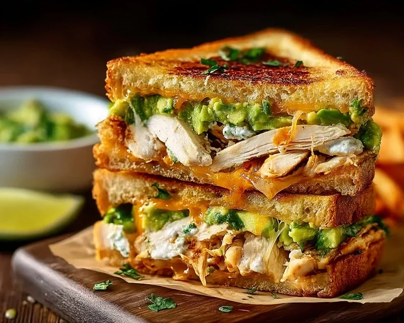 Chicken Avocado Melt Sandwich