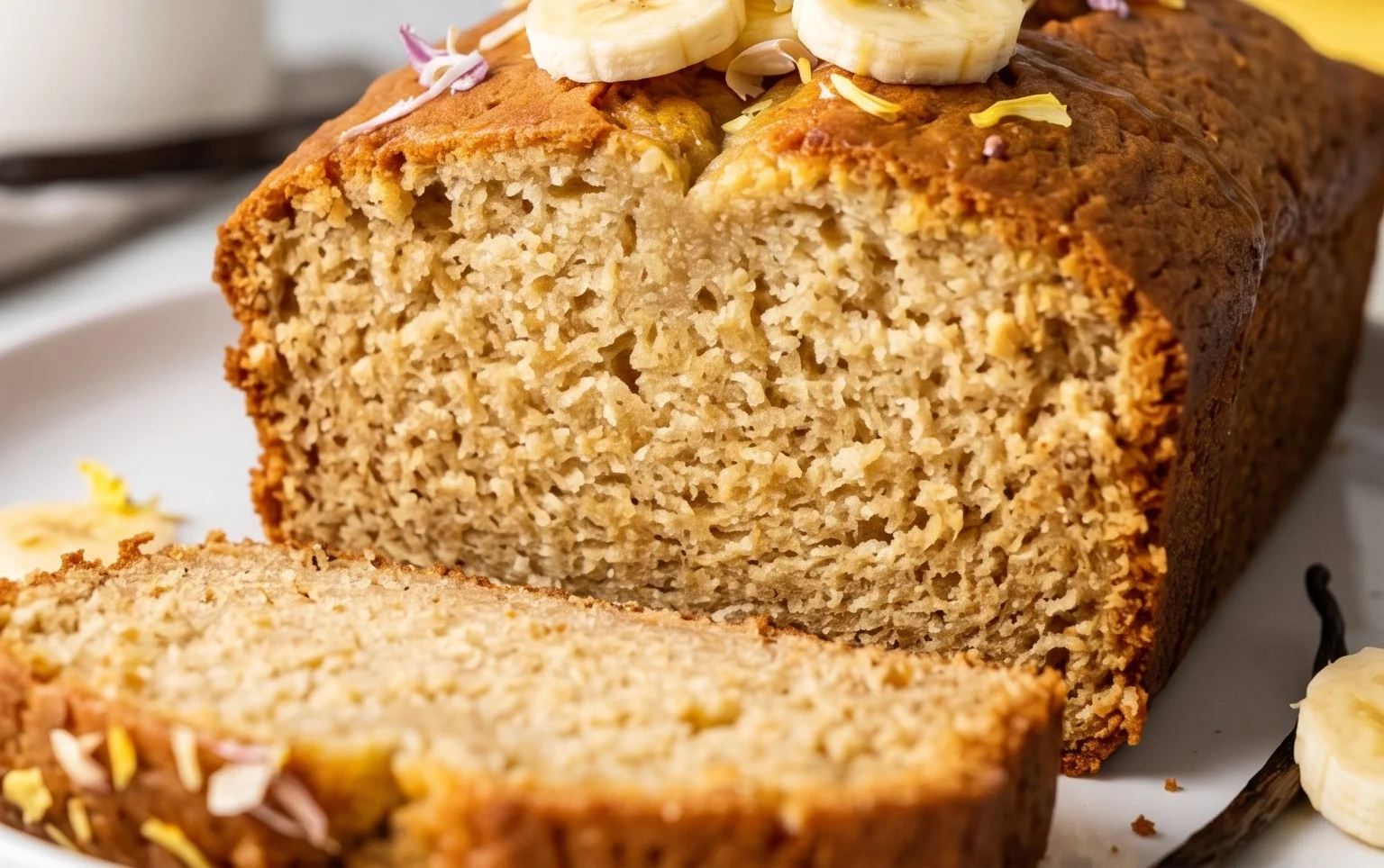 The BEST Honey Vanilla Banana Bread ~ Soft & Fluffy, Easy Recipe