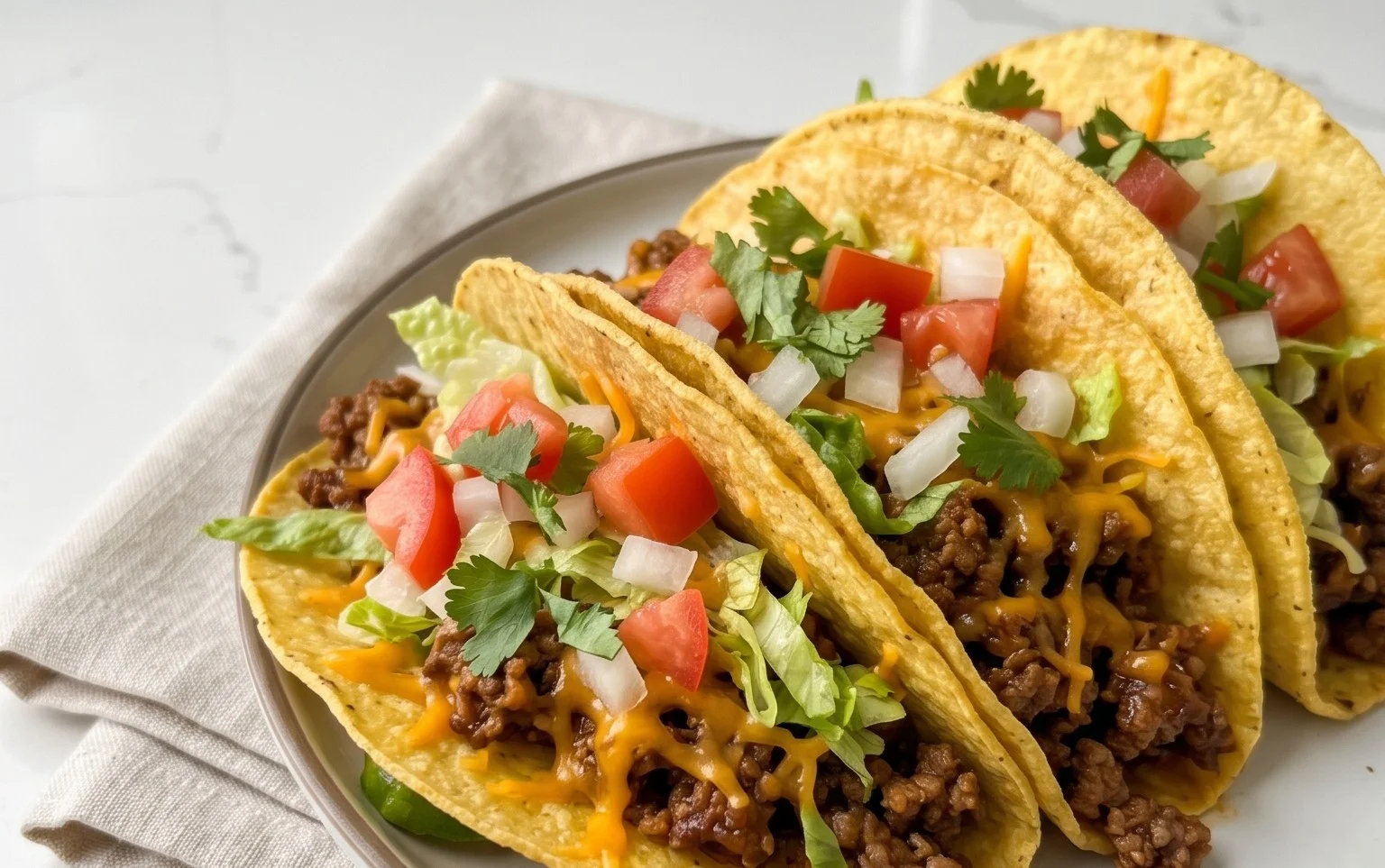 Crispy Ground Beef Tacos
