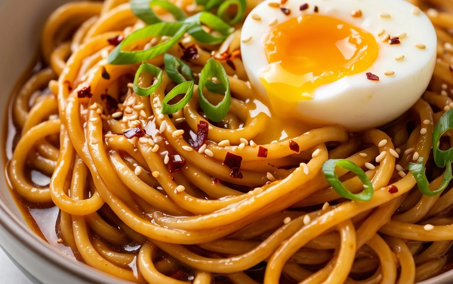 Easy Saucy Ramen Noodles