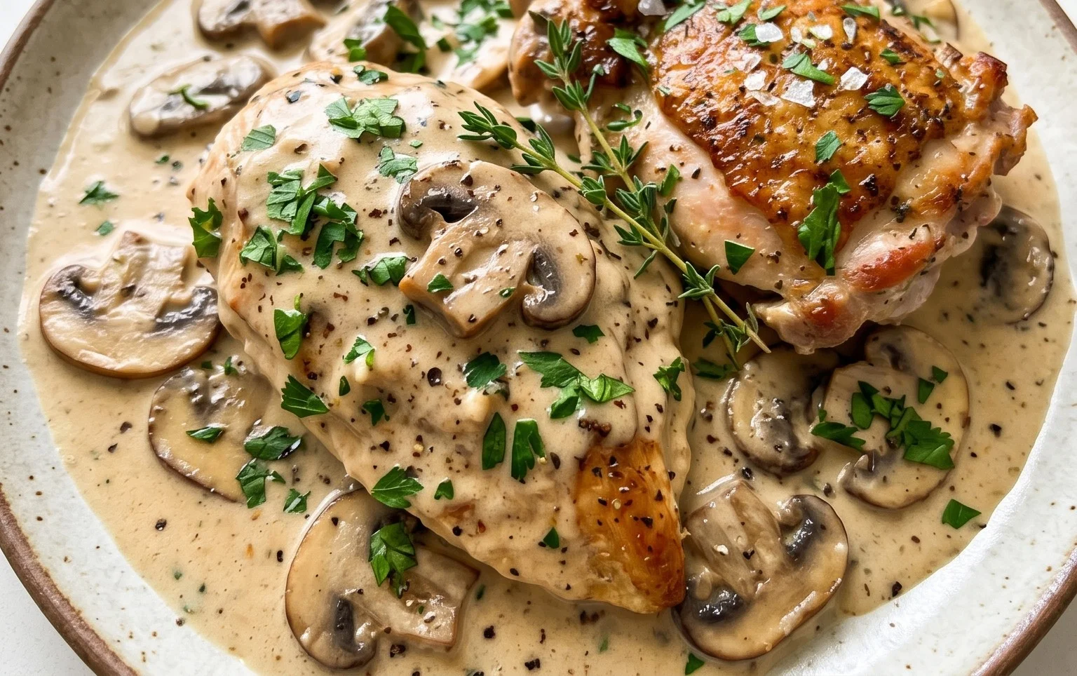 Creamy Mushroom Chicken Recipe