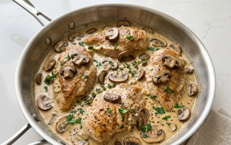 Creamy Mushroom Chicken Recipe