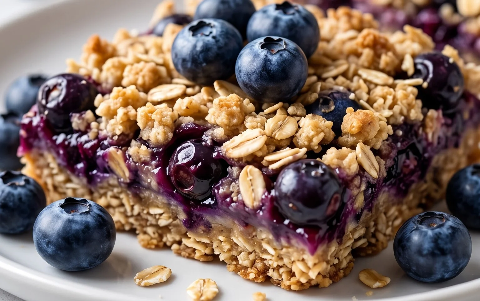 Blueberry Oatmeal Bars