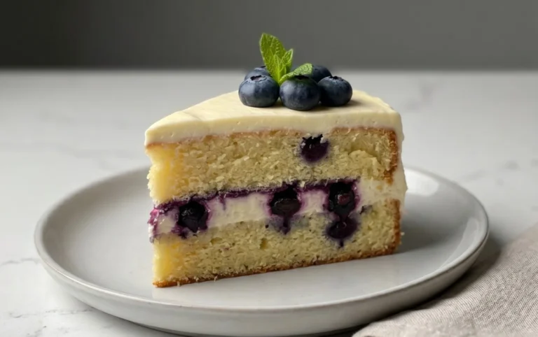 Nova Scotia Blueberry Cream Cake