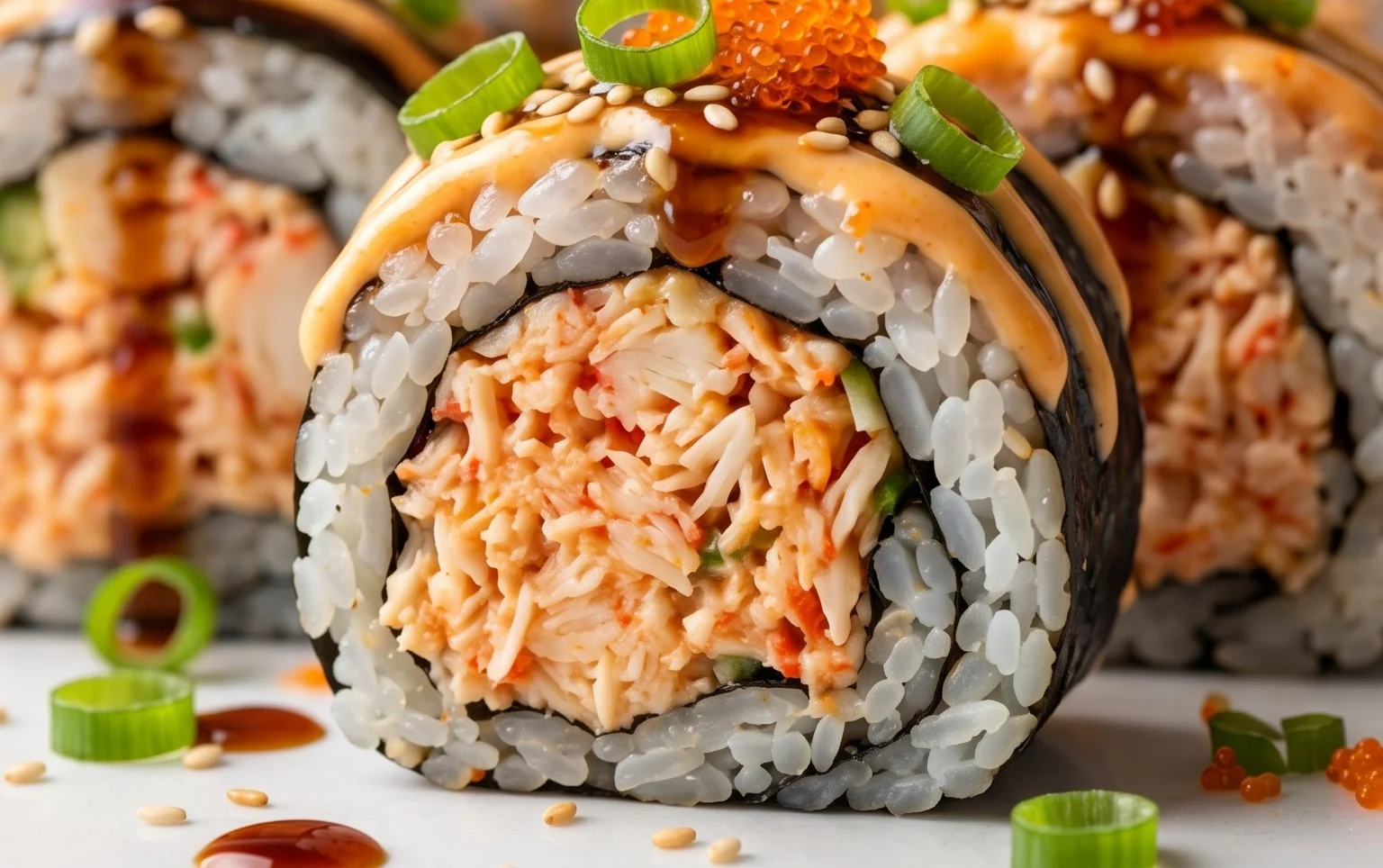 Kani Sushi (Spicy Crab Roll)