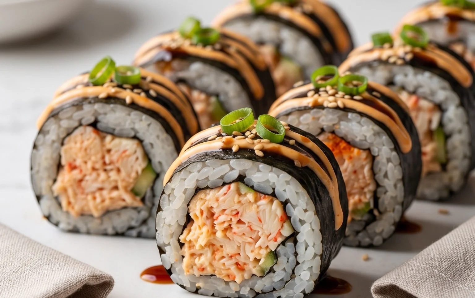 Kani Sushi (Spicy Crab Roll)