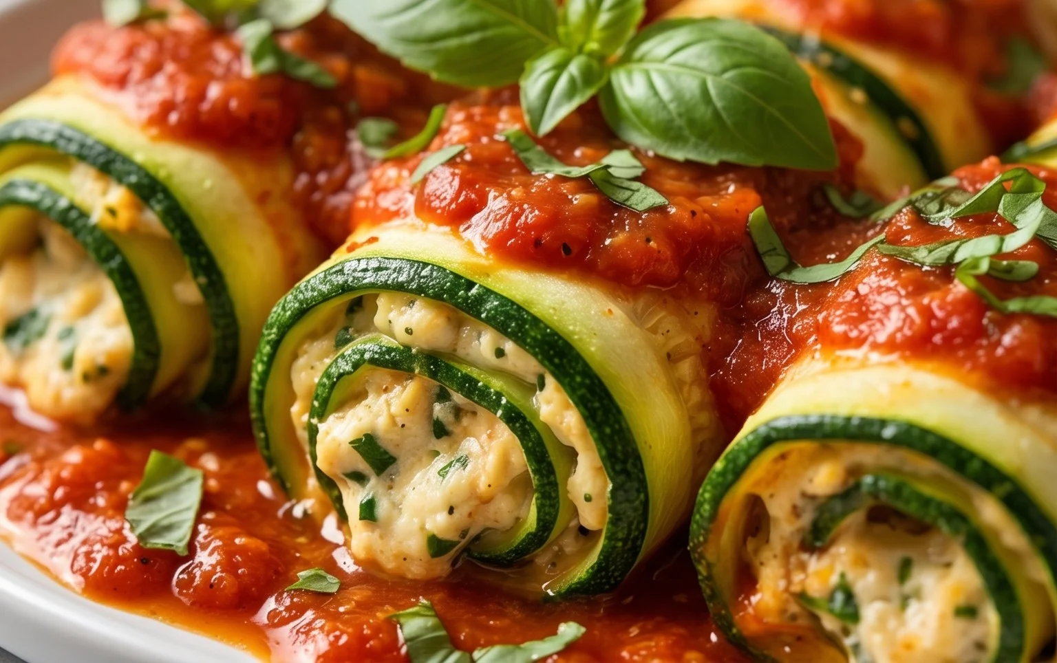 Vegan Zucchini Rollatini
