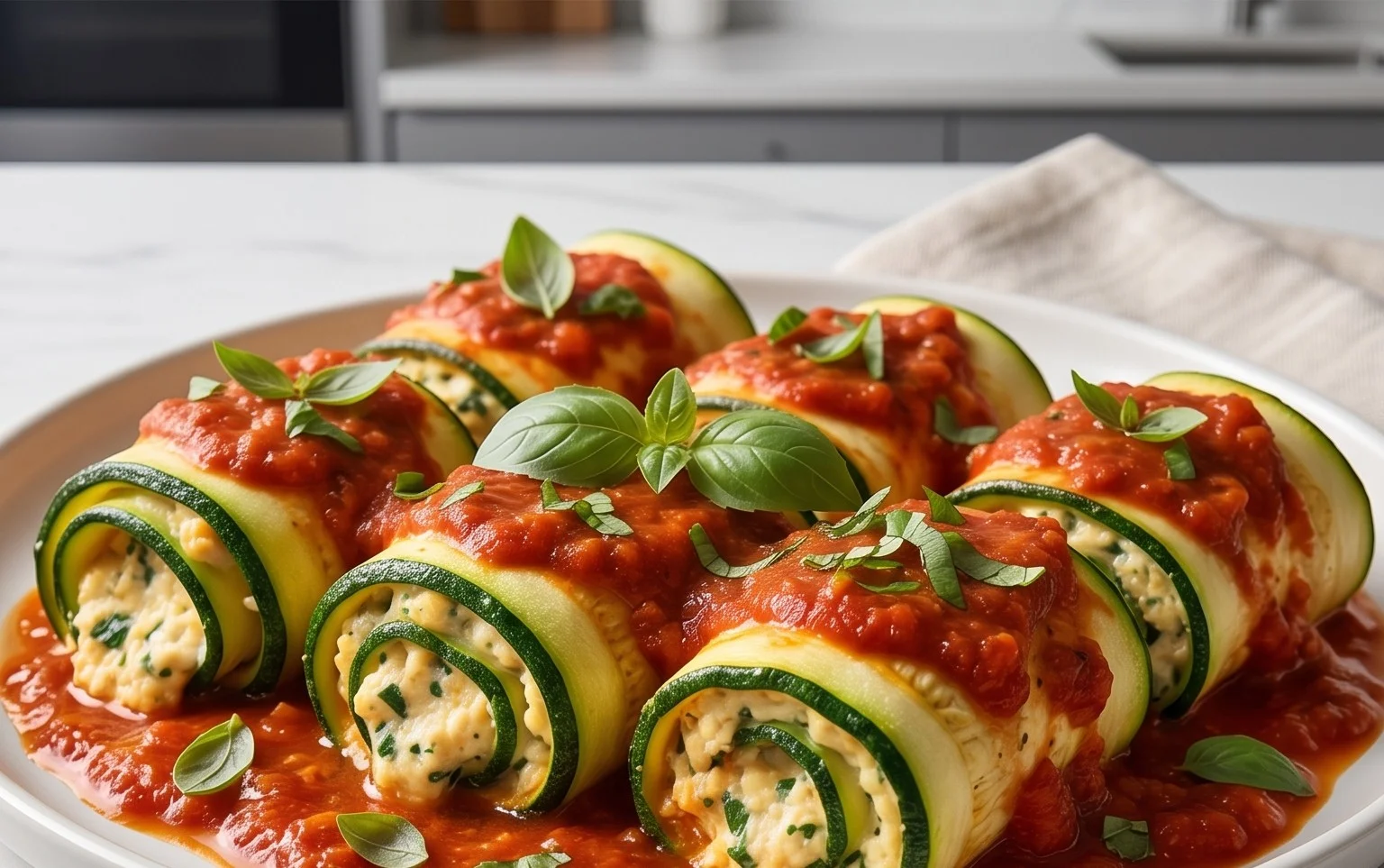 Vegan Zucchini Rollatini