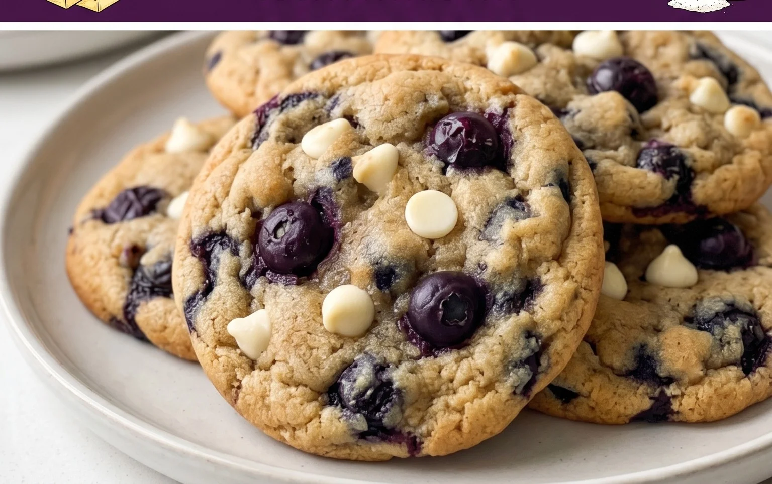 Best Ever Blueberry Cookies