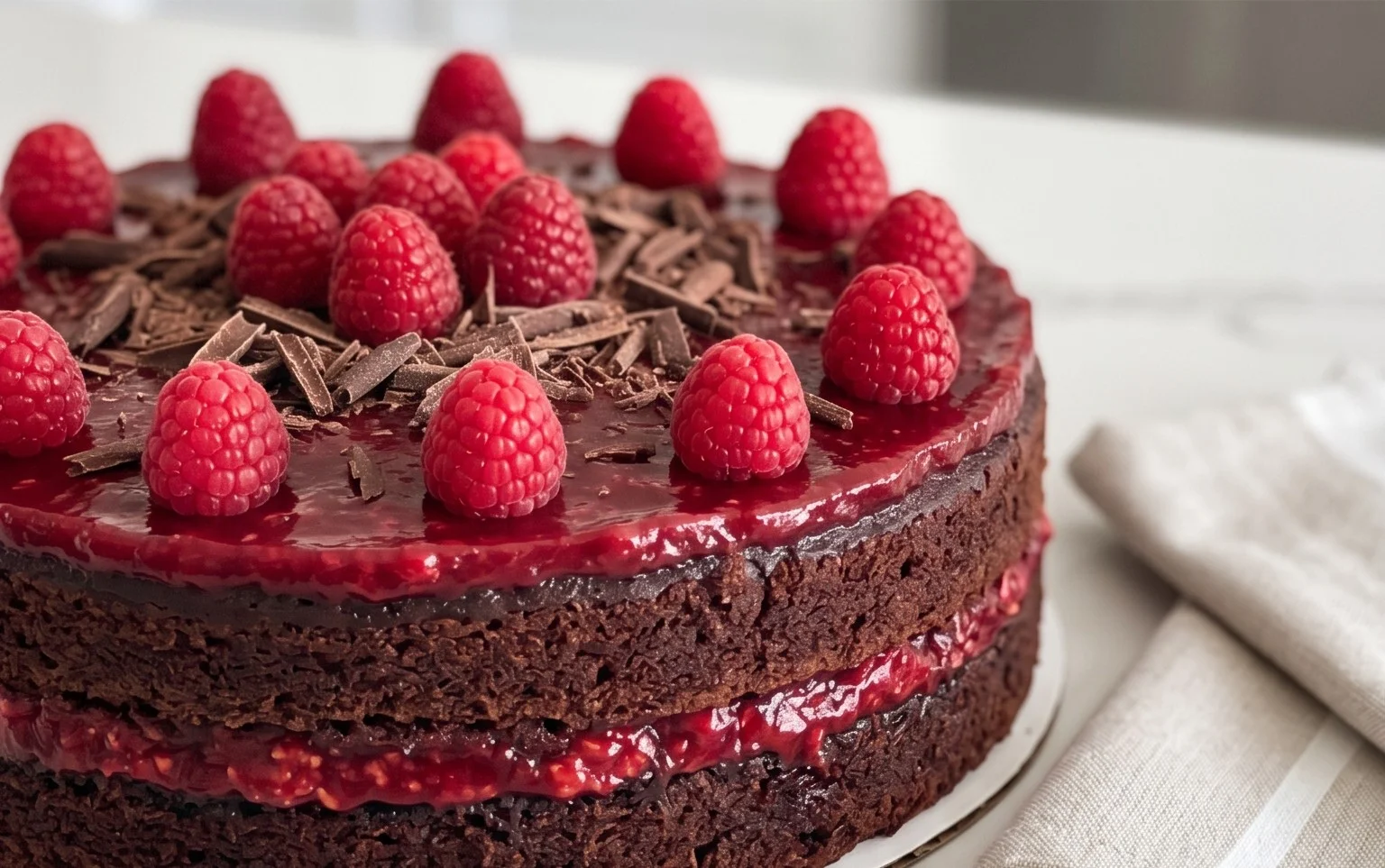 Chocolate Raspberry Cake