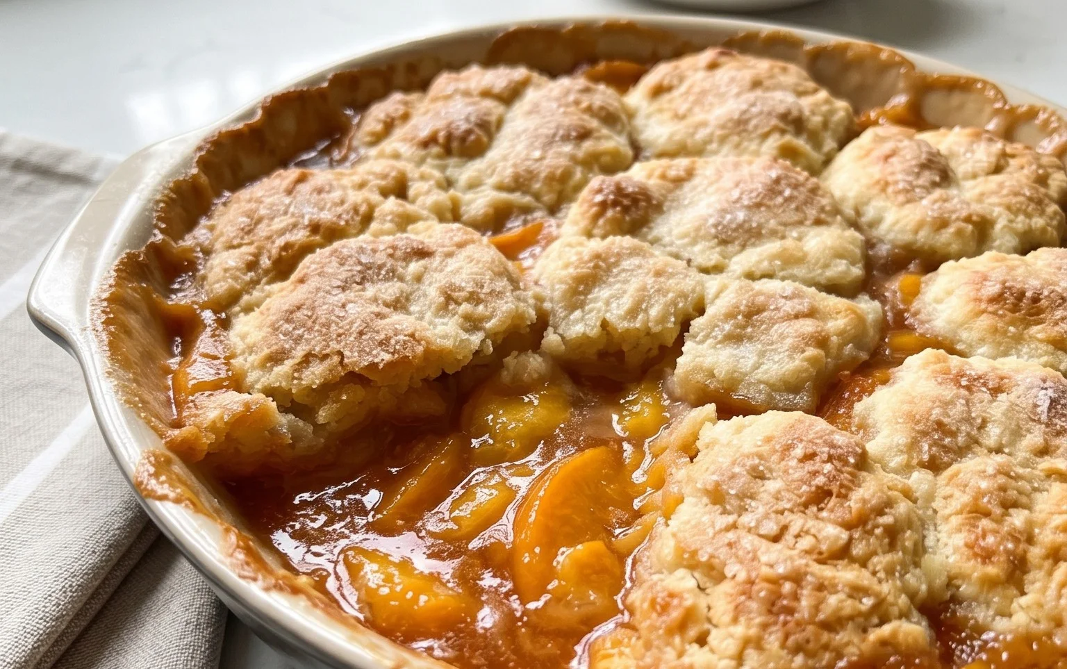 Fresh Peach Cobbler