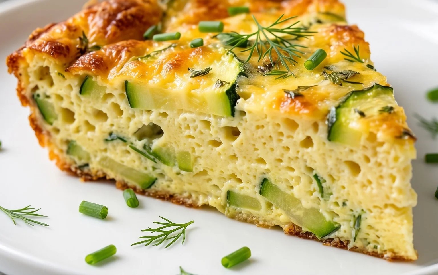 Crustless Zucchini Quiche Recipe