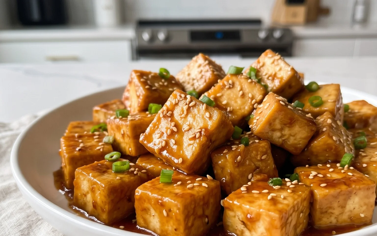 Honey Garlic Tofu