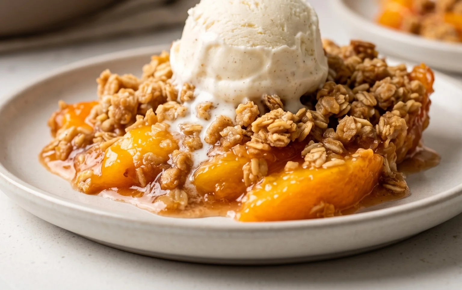 Peach Crisp