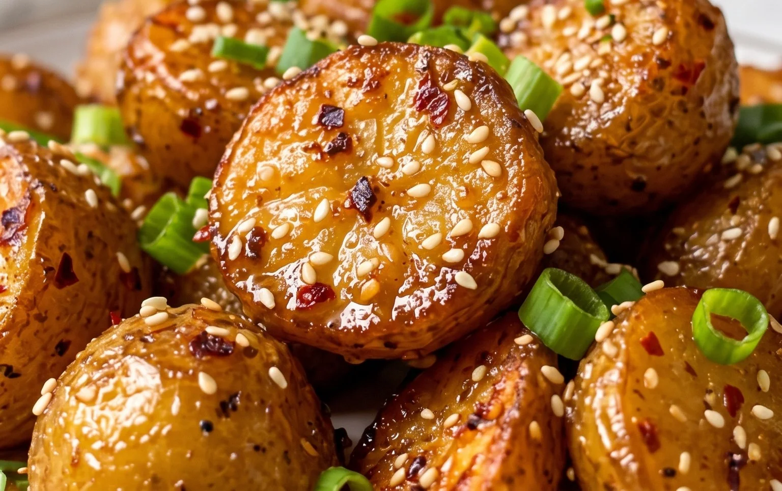 Crispy Honey Chilli Potatoes