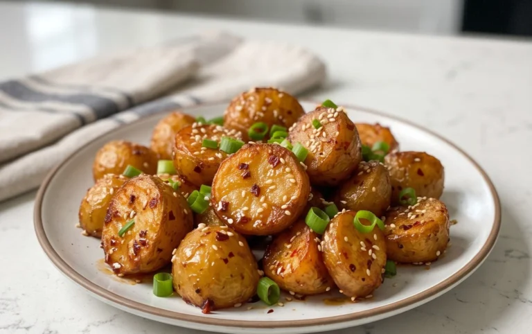 Crispy Honey Chilli Potatoes