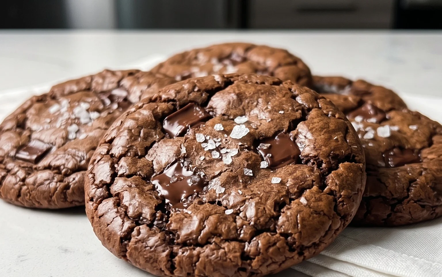 Salted Brownie Cookies