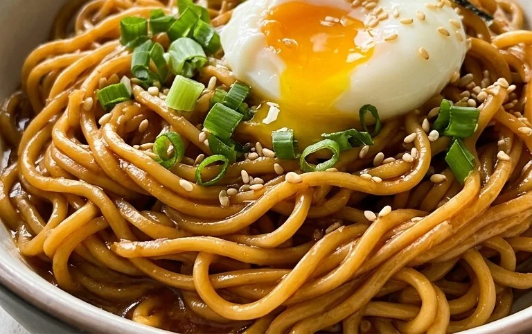 Easy Saucy Ramen Noodles