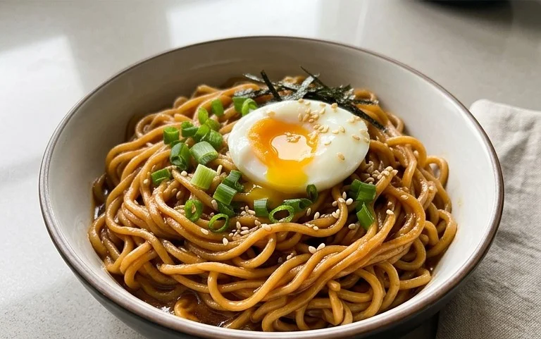 Easy Saucy Ramen Noodles