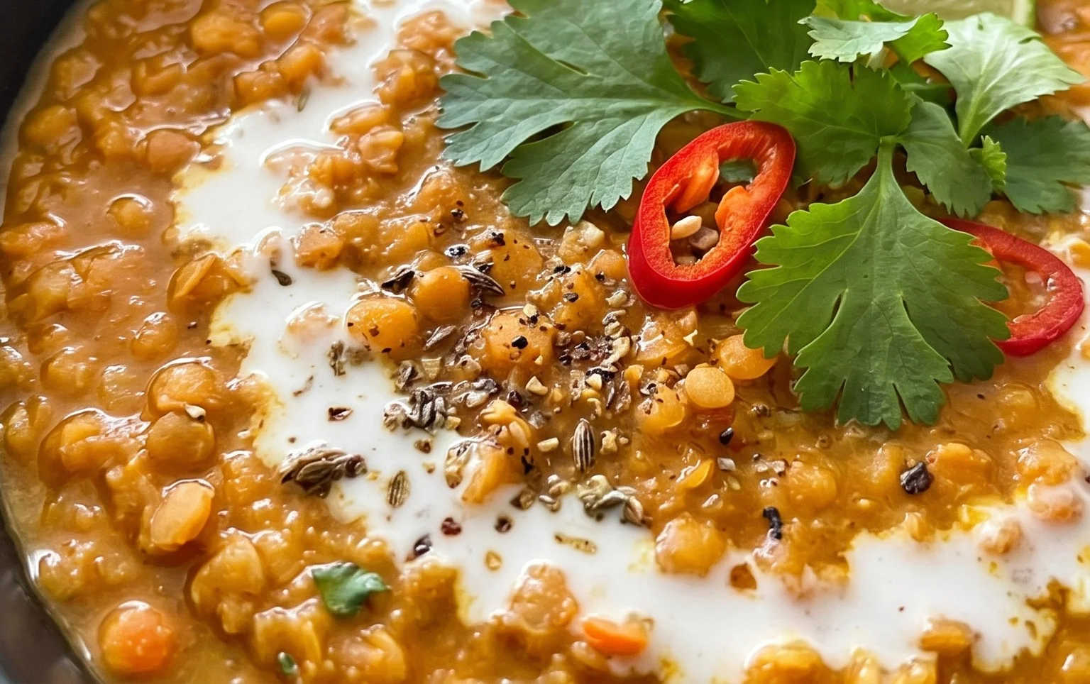Spicy Red Lentil Curry