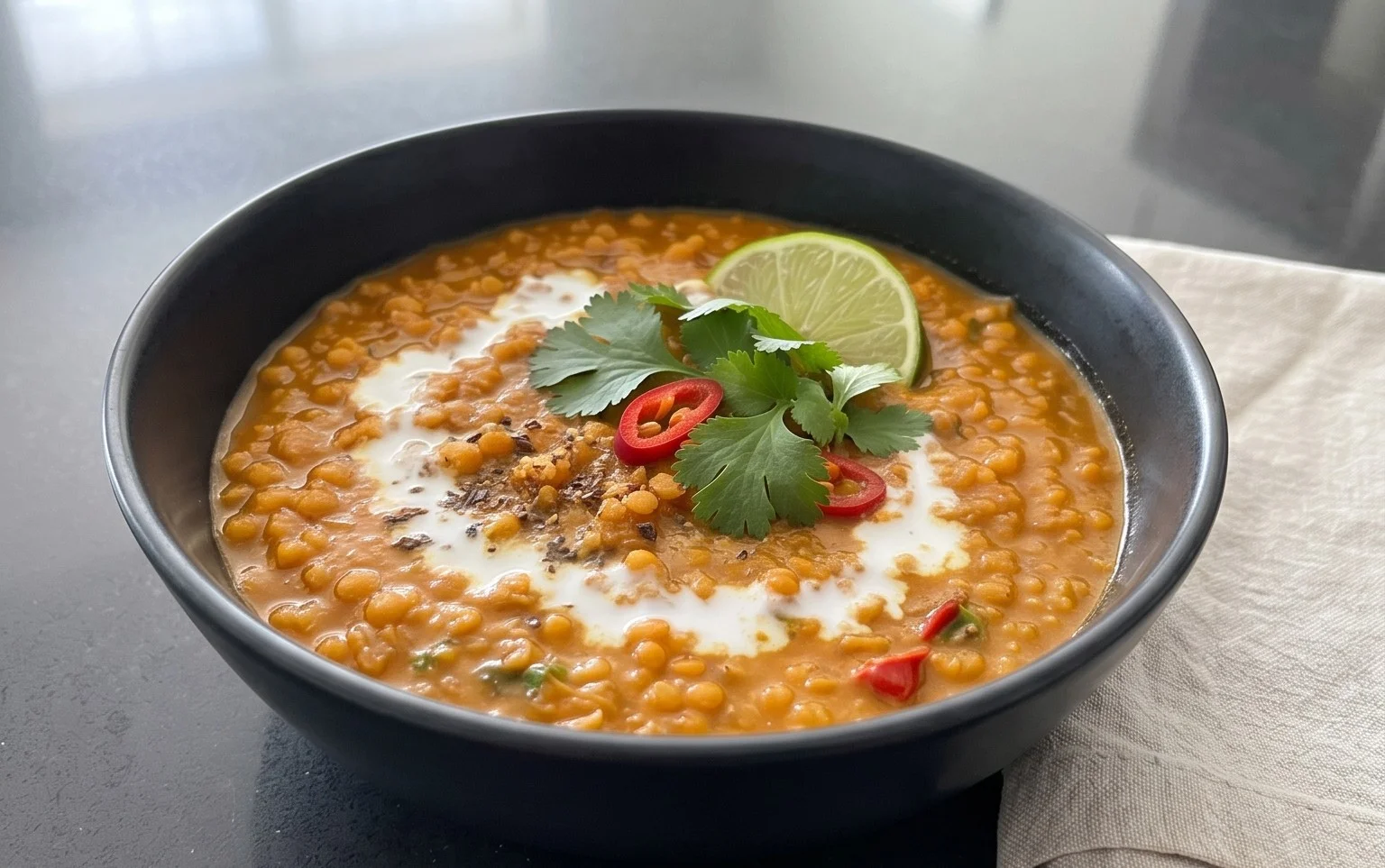 Spicy Red Lentil Curry
