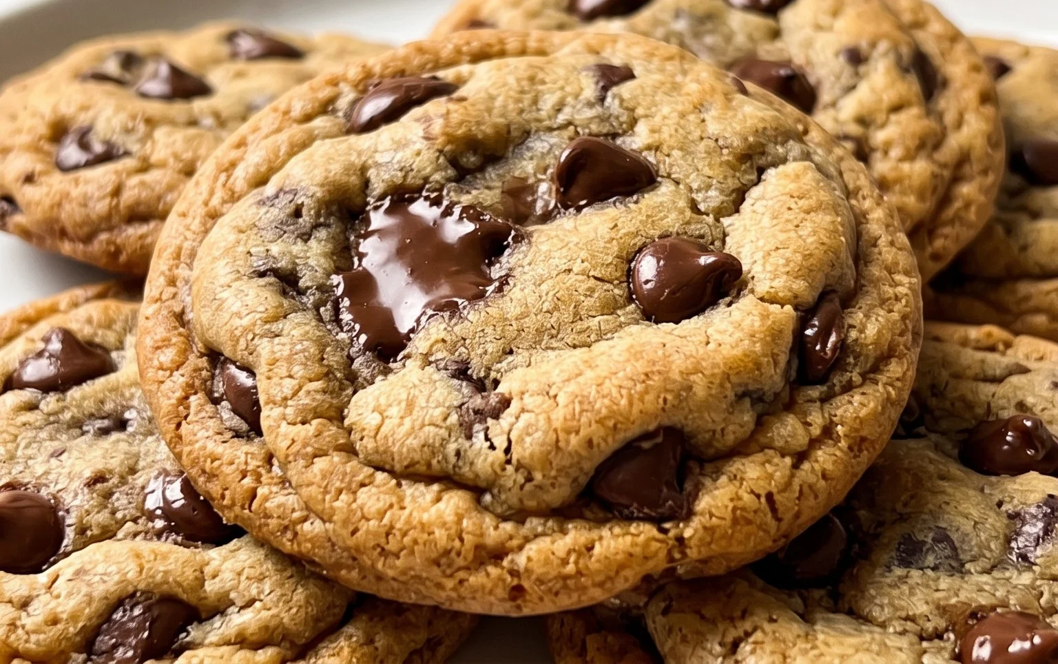 Crispy and Chewy Chocolate Chip Cookies