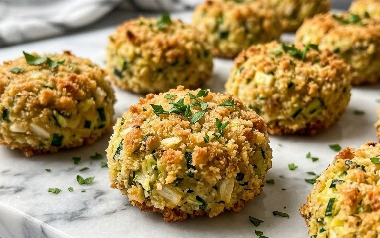 Zucchini Garlic Bites