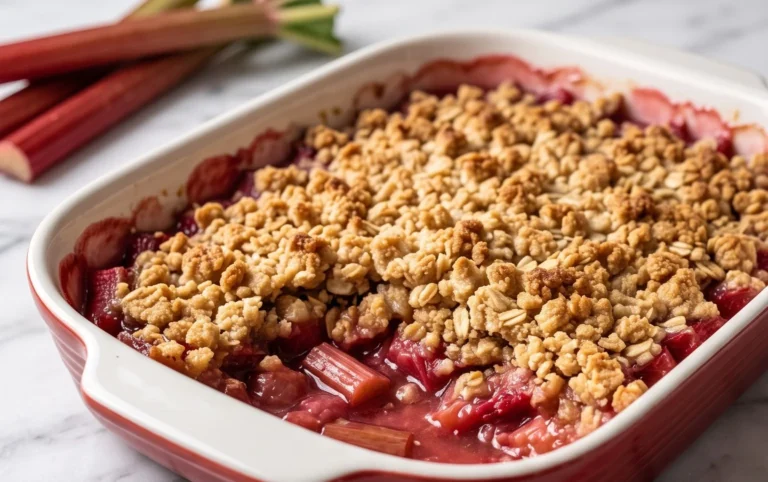 Easy Rhubarb Crisp
