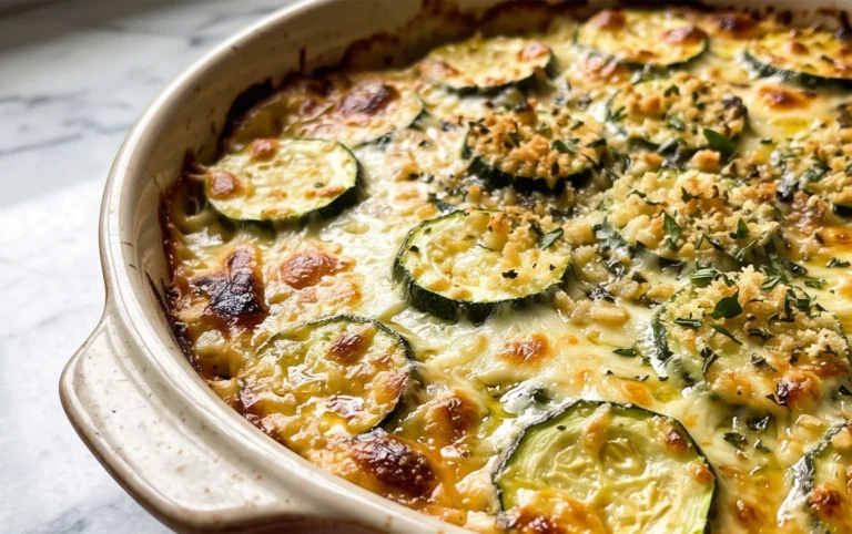 Baked Zucchini and Cheese