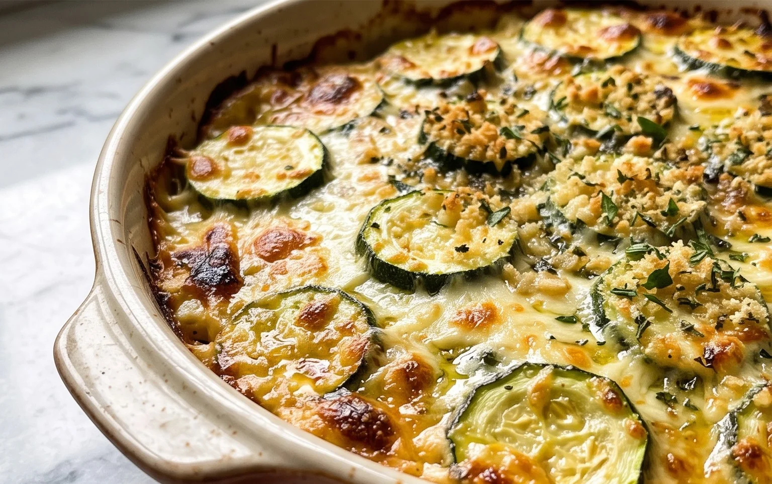 Baked Zucchini and Cheese
