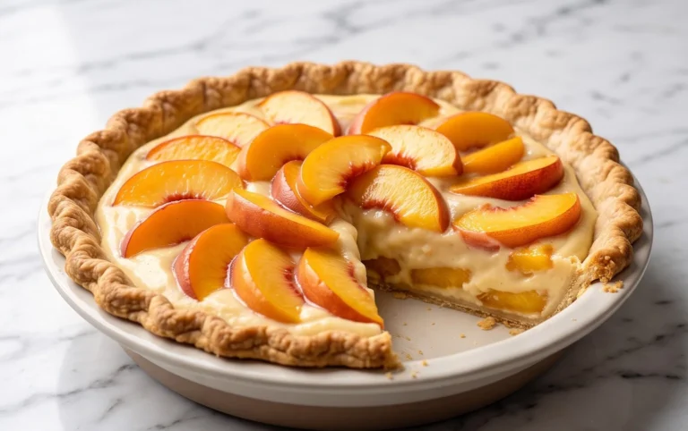 Peaches and Cream Pie
