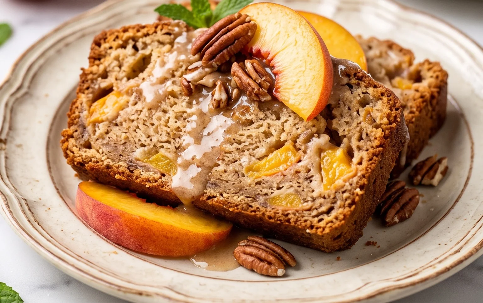 Southern Peach Bread