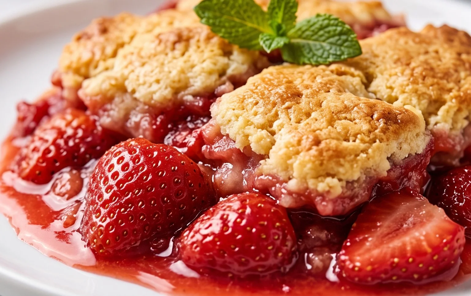 Strawberry Cobbler