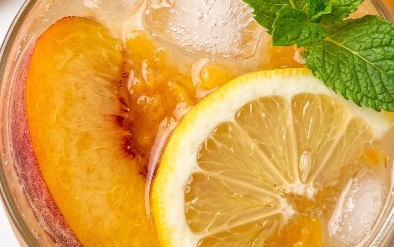 Refreshing Peach Lemonade