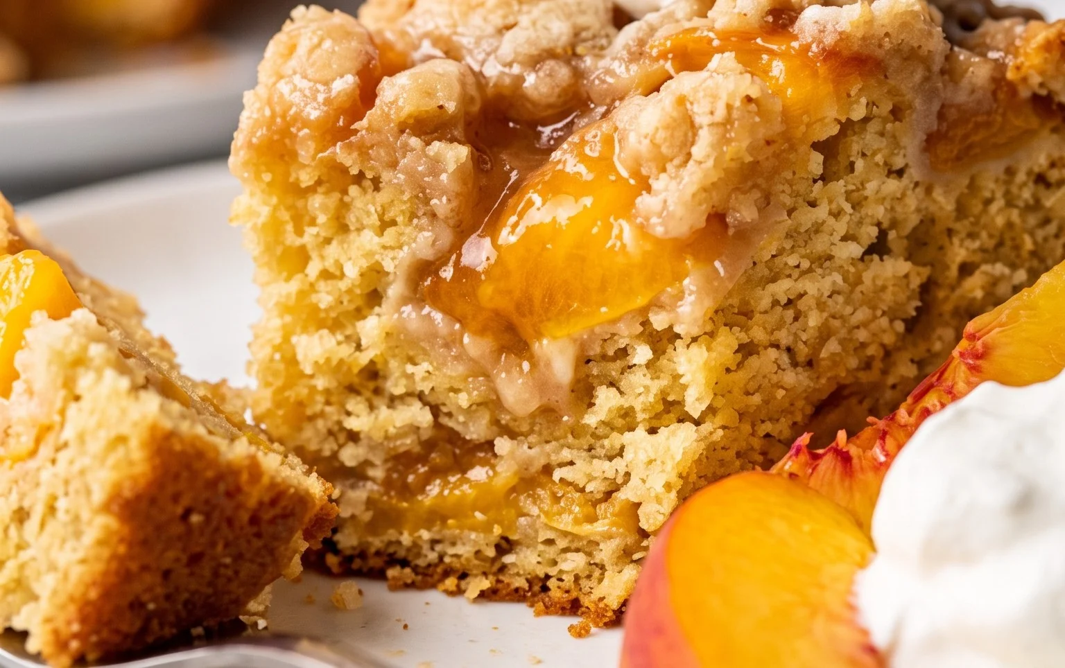 Peach Cobbler Pound Cake