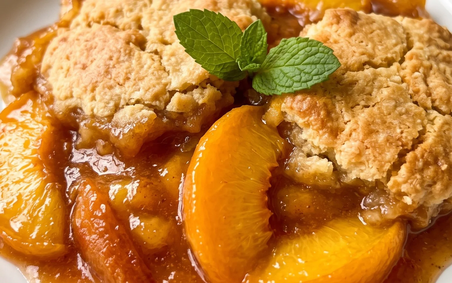 The Easiest Southern Peach Cobbler
