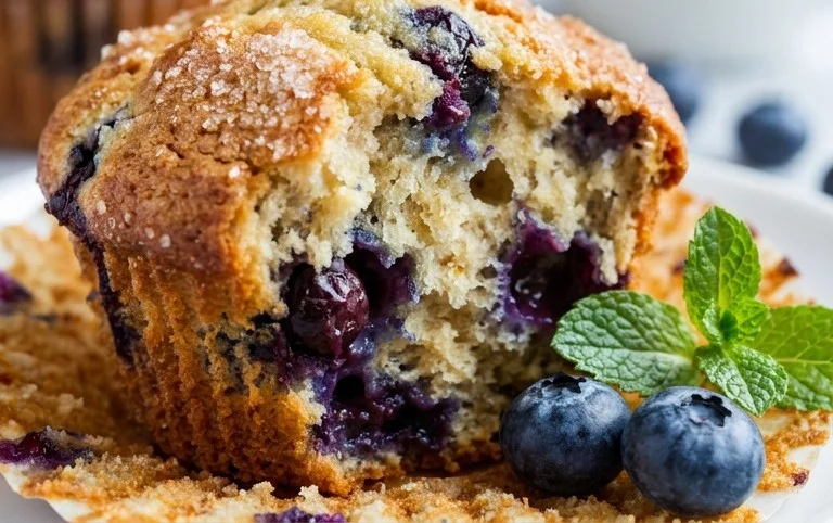 Homemade Blueberry Muffins