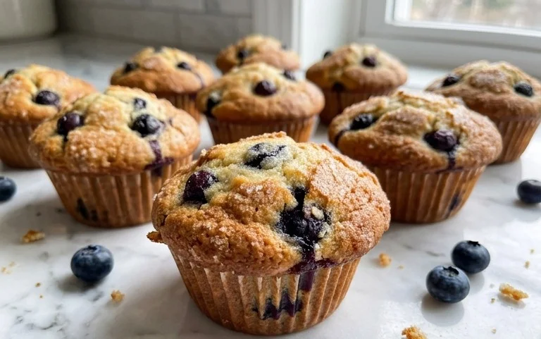 Homemade Blueberry Muffins