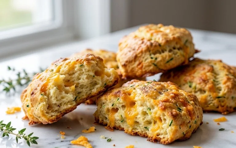 Zucchini Cheddar Scones