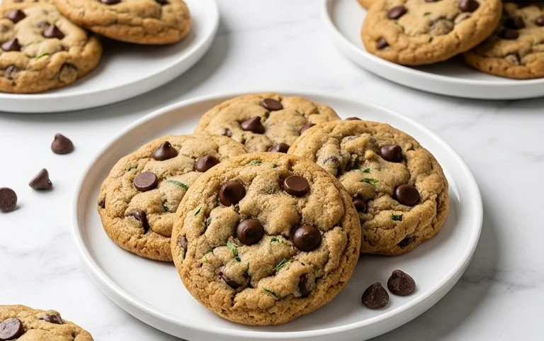 Zucchini Chocolate Chip Cookies