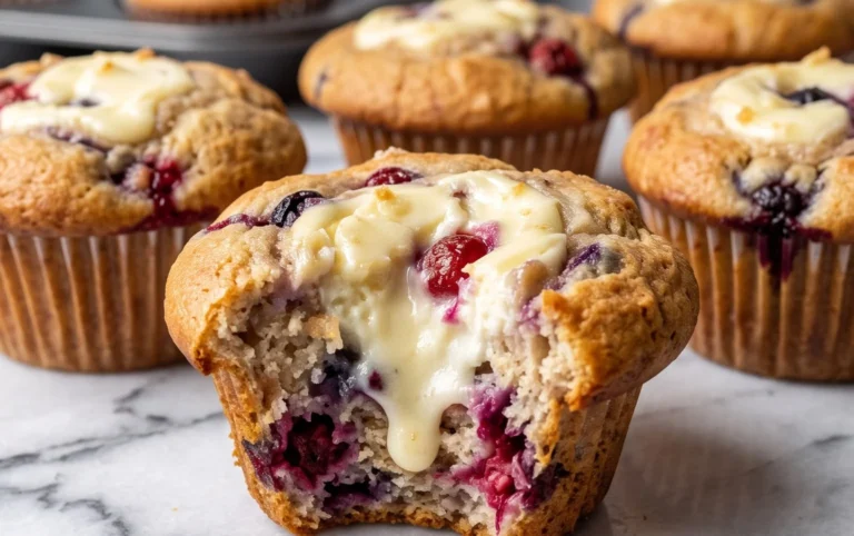 Berry Cream Cheese Muffins