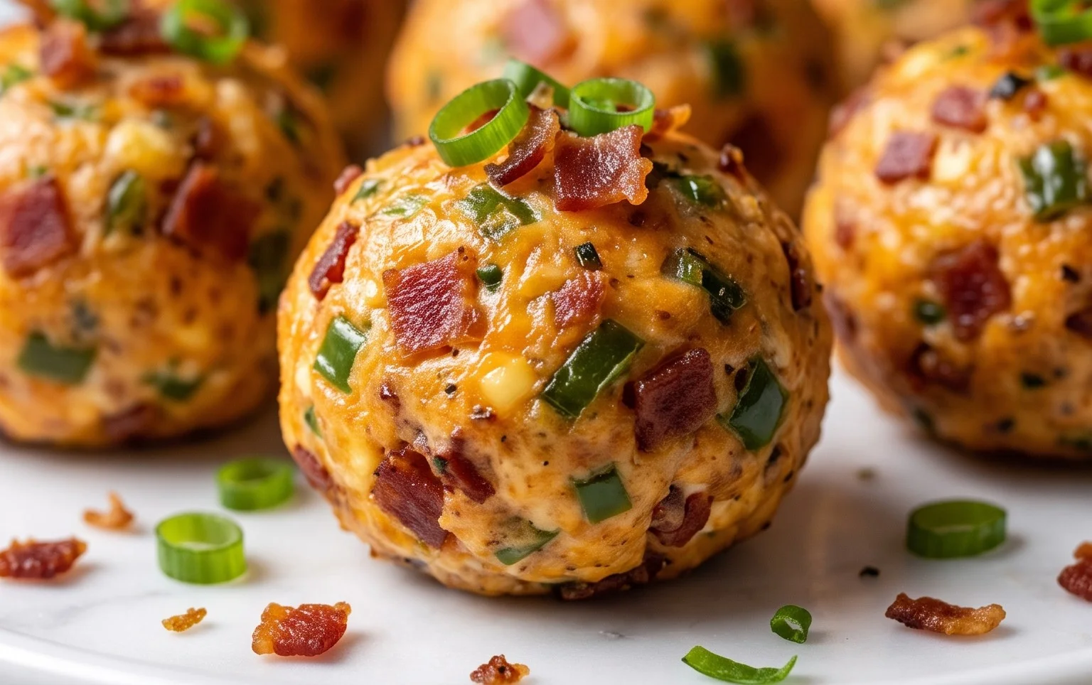 Beef Bacon Jalapeño Popper Cheese Balls