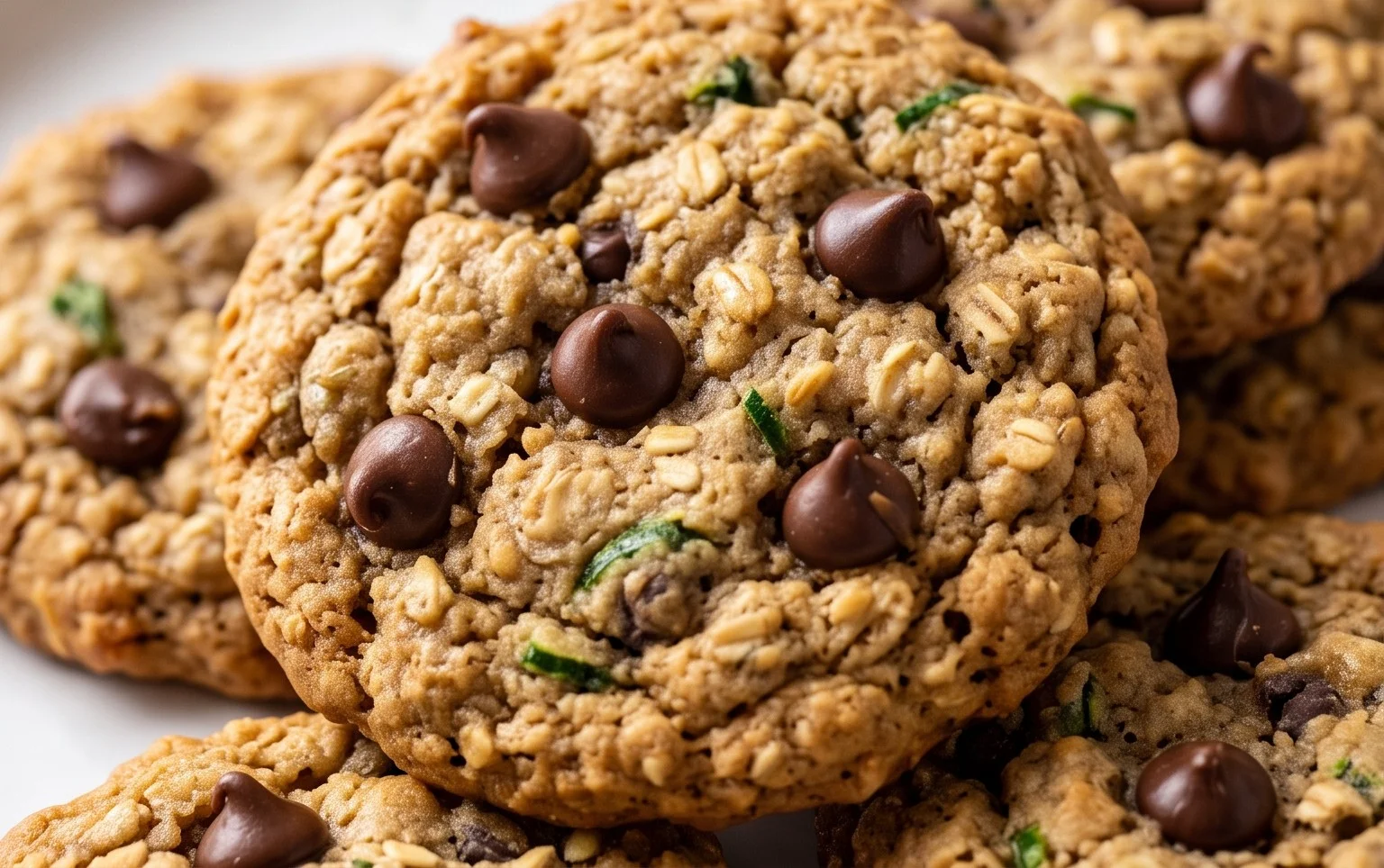 Healthy Zucchini Oatmeal Cookies
