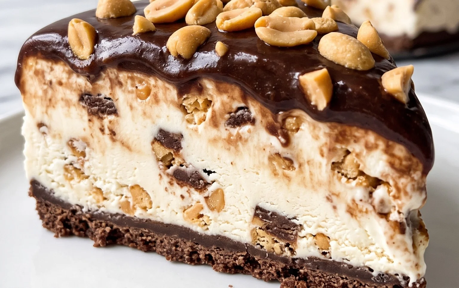 Buster Bar Ice Cream Cake