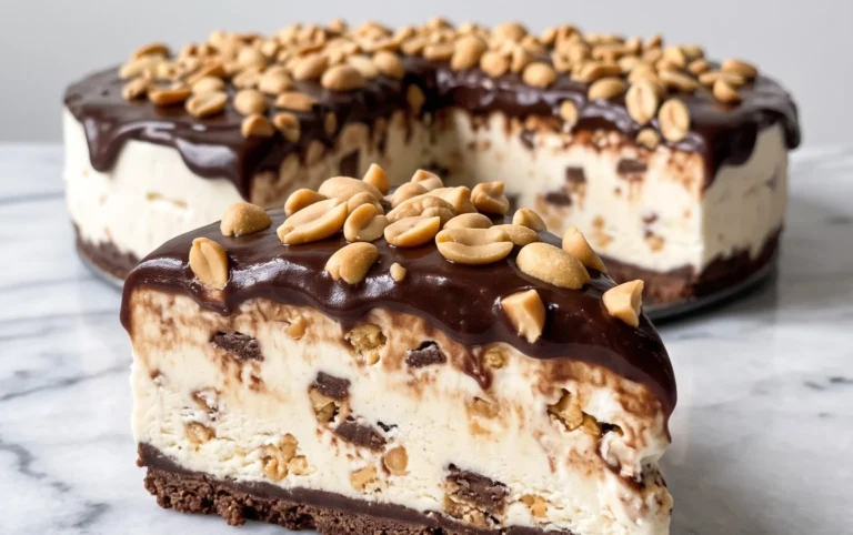 Buster Bar Ice Cream Cake