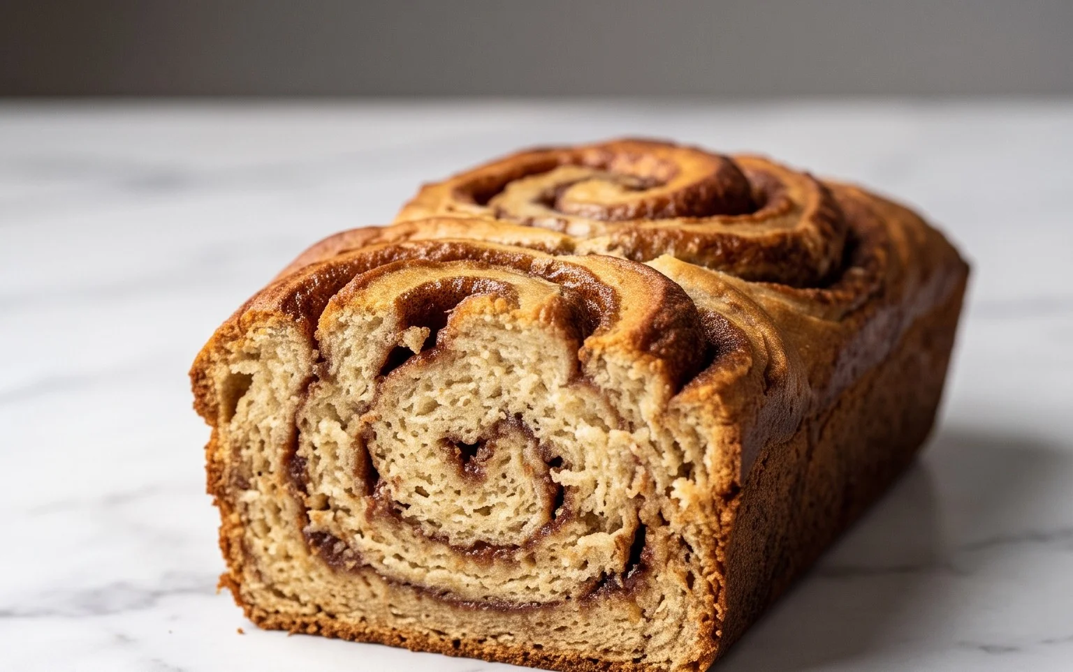 Cinnamon Roll Banana Bread