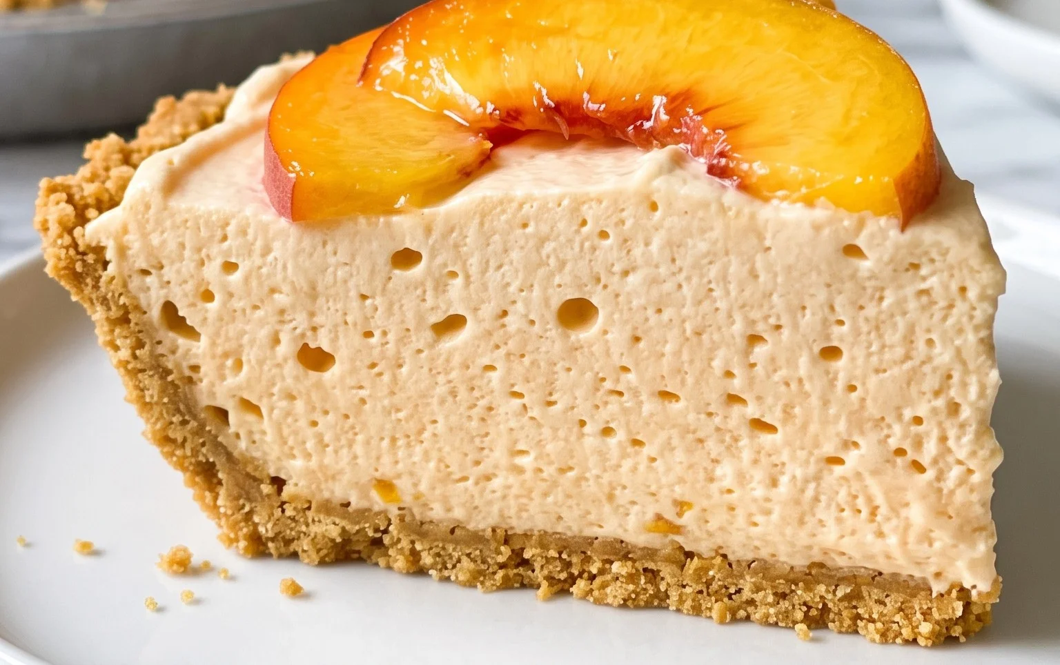 Peach Chiffon Pie